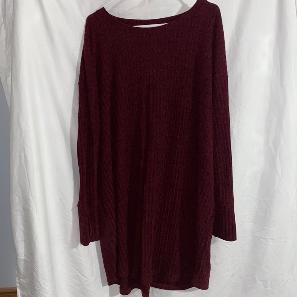 Lightweight sweater dress